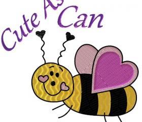Cute as can be Machine Embroidery pattern