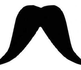Mustache Machine Embroidery pattern