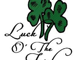Luck O' The Irish Machine Embroidery pattern