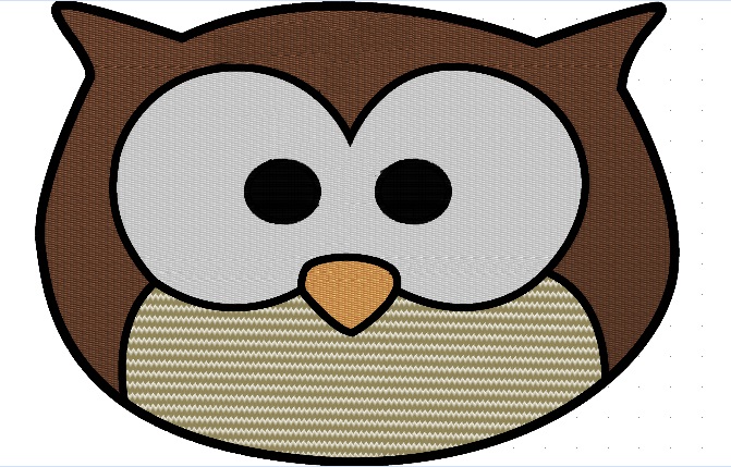owl embroidery pattern free